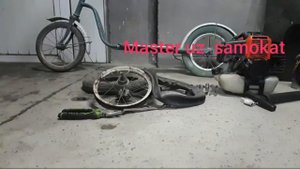 наченайм Сомоделку своим руками  мото Самоделки Скоро Самакат с триммер моторам