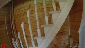 Деревянная лестница своими руками. #2