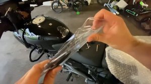 ВЕТРОВОЕ СТЕКЛО НА МОТОЦИКЛ/ Bajaj pulsar 180/ Aliexpress.