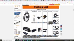 Оптимальный, мощный комплект для электрофэтбайка с aliexpress.