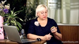 Плоский вязанный жгут из бисера.  Браслет "Гребешок". Подробный видео урок