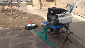 Полезное приспособление к мотоблоку Нева 2. Недорого, но удобно.