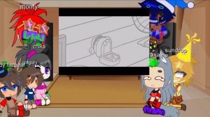 Fnaf security breach react. Mostly sun and moon