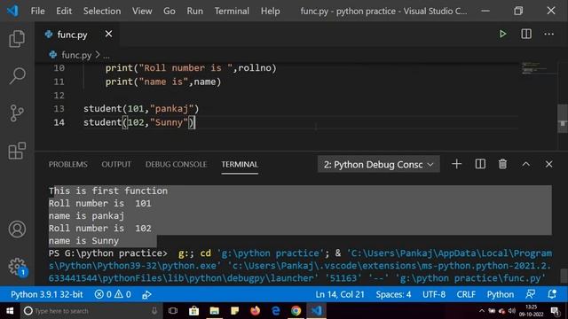 Functions in Python | Defining Functions | Passing Arguments | Arbitrary Arguments