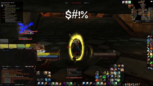 Priest make wrong turn in LBRS - WOW HC смотреть онлайн