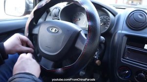 Перетяжка руля на Лада Гранта  Оплетка с Aliexpress