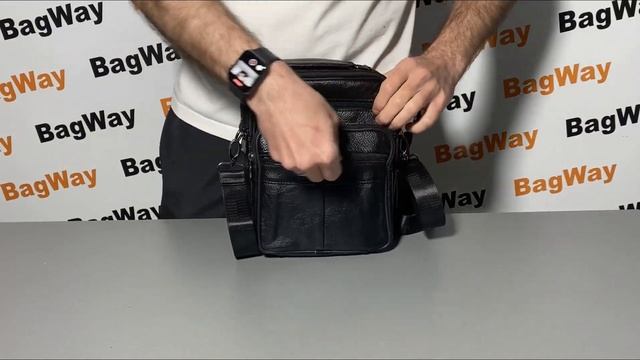 Сумка через плече Gorangd, шкіра, одне відділення, три фронтальні кишені, задня кишеня, 205. смотреть онлайн