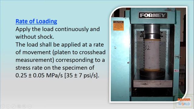 Compressive Strength of Concrete Cylinder [Urdu/Hindi] Part 3 ||#MaawaWorld|| смотреть онлайн