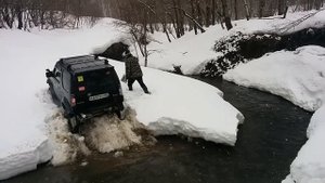 suzuki jimny modified 2019 на снежной стене Покатушки бездорожье Сахалин