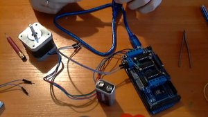 Подключение шагового двигателя Nema 42 к драйверу L293D