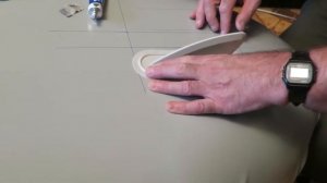 Как наклеить плавник-стабилизатор