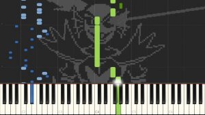 Undertale - Battle Against a True Hero [Piano Tutorial]