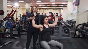 Жим с гантелями скамья 90 градусов (исправ)