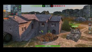 wot blitz Progetto 46 . Победа в сухую . озвучка медоед .