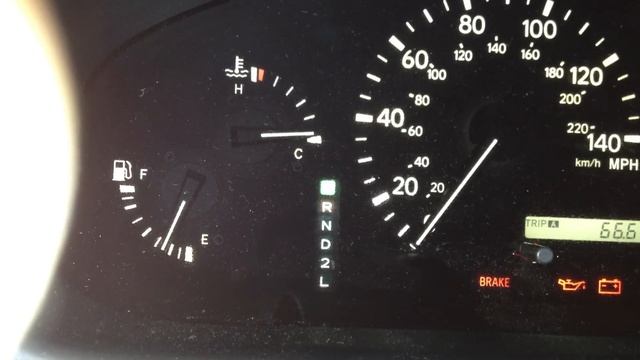 1999 LEXUS RX300 - Drive Light Indicator - NON-OPERATIONAL смотреть онлайн