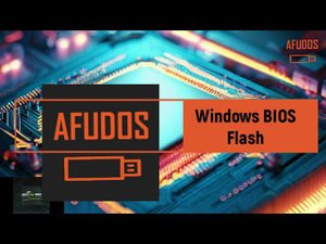 Flashing BIOS with AFUDOS