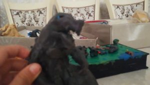 годзилла земля из Пластилина