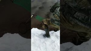 Апрельский налим на фидер.