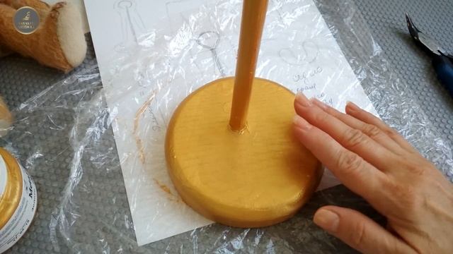 ПОДСТАВКА ДЛЯ КУКЛЫ МАСТЕР КЛАСС  Decorative stand for doll Tutorial