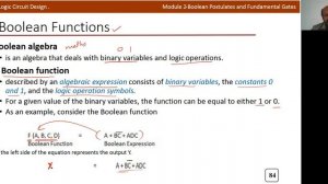 Module 2 Lec 8|Boolean Algebra| Boolean function| Truth Table