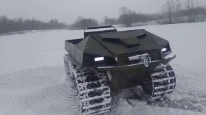 Гусеничный вездеход самодельный больший супер Черепаха