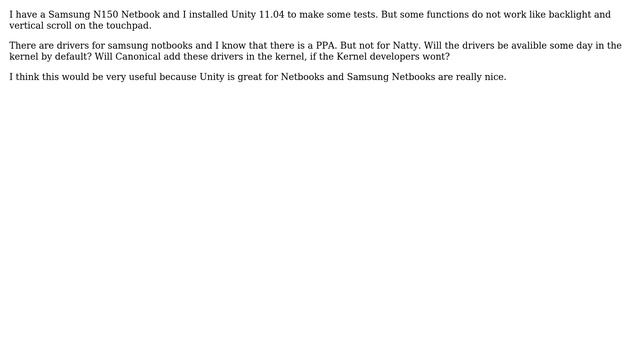 Ubuntu: Will Samsung driver for notebooks get into the upstream kernel? (2 Solutions!!) смотреть онлайн
