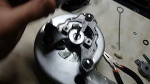 Ремонт турбины навесного котла Mora top. RLG97/0034