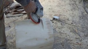 Стульчик столик из пенька на скорую руку