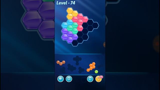 Block Hexa Puzzle Expert Level 74 Walkthrough