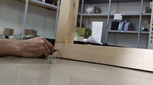 СТОЛ САМОДЕЛЬНЫЙ из БРУСА со столешницей из ОСП