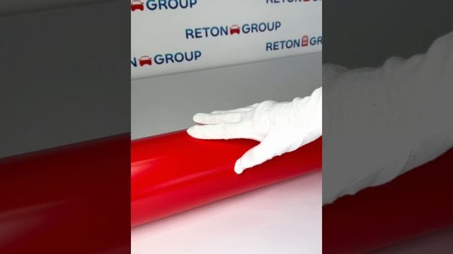 Самоклеящаяся пленка матовая для декора интерьера / Виниловая красная пленка