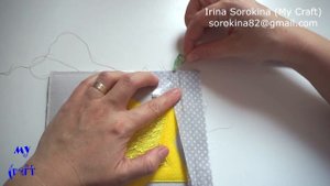 Мастер-Класс по пошиву развивающей книги Ч.8 Окантовка страниц бейкой