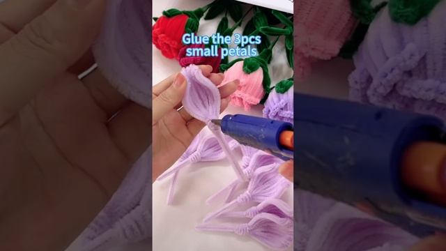 Handmade diy pipe cleaner rose #diyflowers #handmade #craft #diy #tutorial #flowers #gift #rose смотреть онлайн