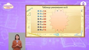 3-класс  | Математика |   Умножение 8, на 8 и соответствующие случаи деления