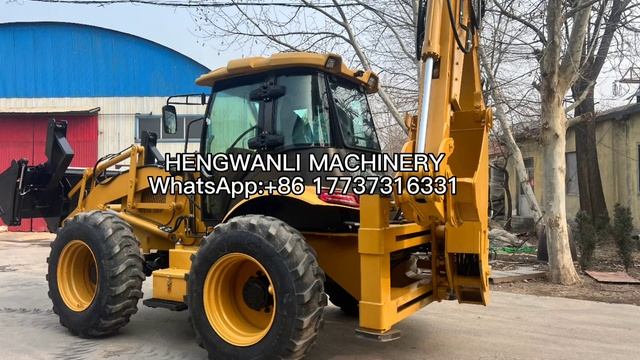 китайский погрузчик-экскаватор HW388H#китайский#экскаватор#погрузчик#