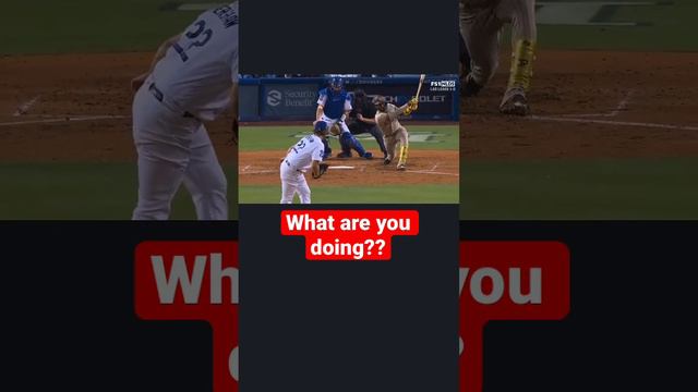 Jurickson Profar swings at worst pitch of all time from Clayton Kershaw in Dodgers vs Padres