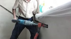 сверление алмазной дрелью.