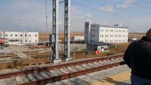 Пустили первый поезд по новой станции Тамань-Пассажирская.