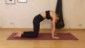 Укрепление мышц живота «Кошечка»