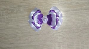 Бантики из лент. Бантики канзаши. Цветы из лент канзаши