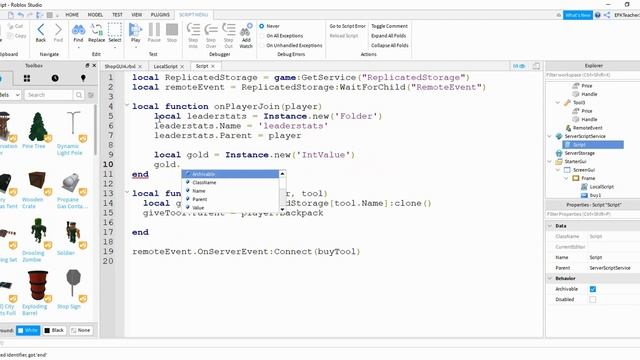 Roblox Studio Tutorial: How to Make a Shop GUI (Charging Money) [Old Version] смотреть онлайн