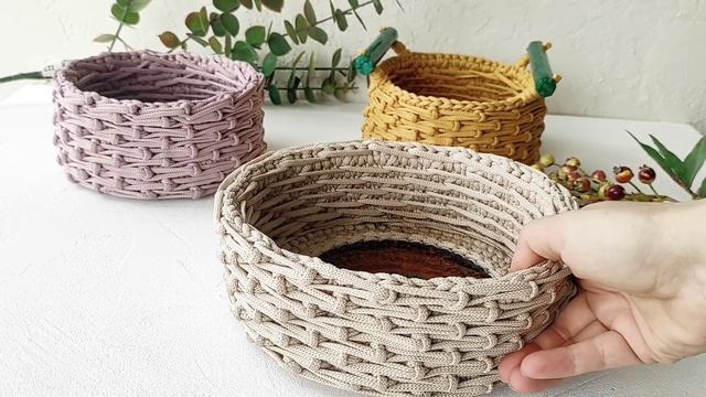 Обзор корзинок с донышками из смолы!