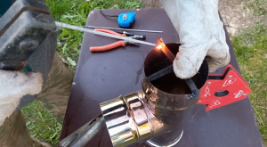 Лучшая,простая щепочница своими руками.Из трубы для дымохода.?