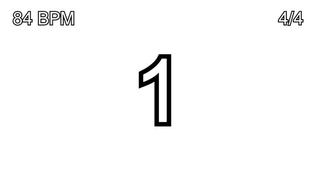 84 BPM Metronome (4/4) + Color Changing Lights (Flashing!) смотреть онлайн