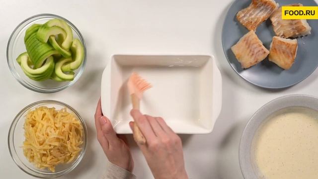Рыбная запеканка с кабачками | Рецепты Food.ru