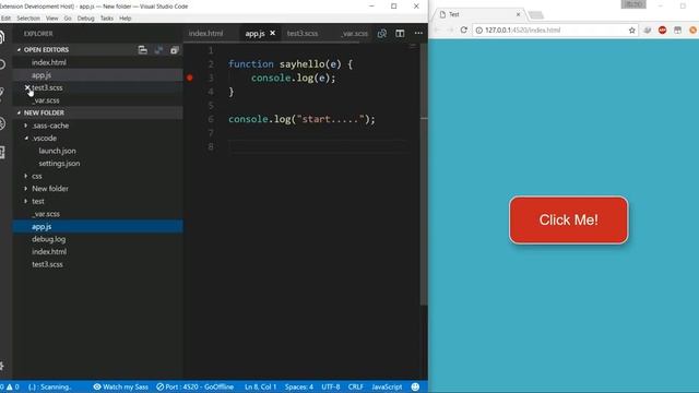 Live Server integration with Chrome Debugger | Vscode Extension | Quick Demo 2 смотреть онлайн
