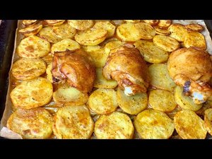 Картошка с курицей в духовке! Рецепт, который всех удивит!