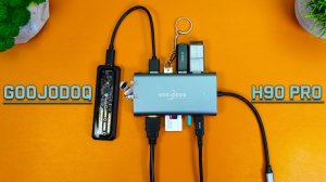 ПРОКАЧАЙ свой НОУТБУК ! GOOJODOQ H90 PRO - Недорогая, навороченная Док-Станция для НОУТБУКА !