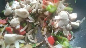 How to make mushroom briyani