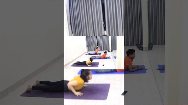 Mix Yoga change side  Cobra + Advanced Bowl Pose  P-18